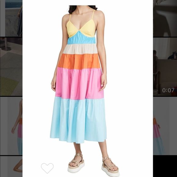 STAUD | NWT Sold Out Cleo Maxi Dress - Picture 1 of 15